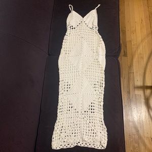 Beach crochet handmade dress
